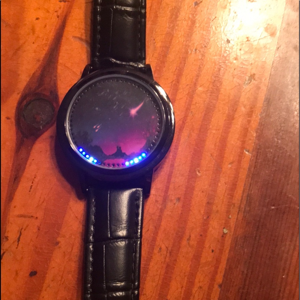 New medior touchscreen watch lights up medior shower